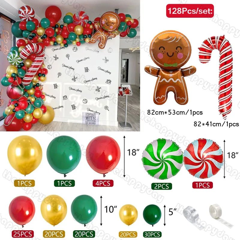 Christmas Balloon Arch Kit - Cake Pops Parties