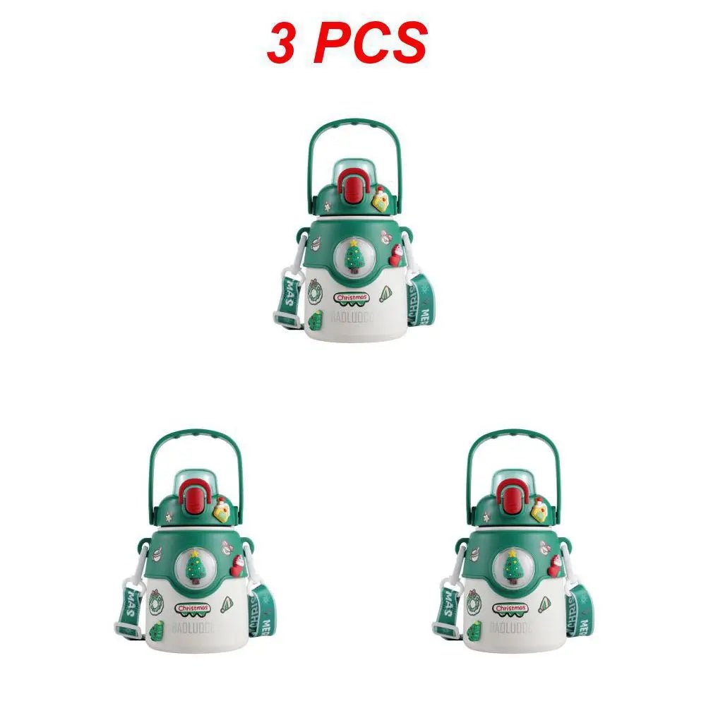 Christmas Children's Stainless Steel Thermos Cup - Cake Pops Parties