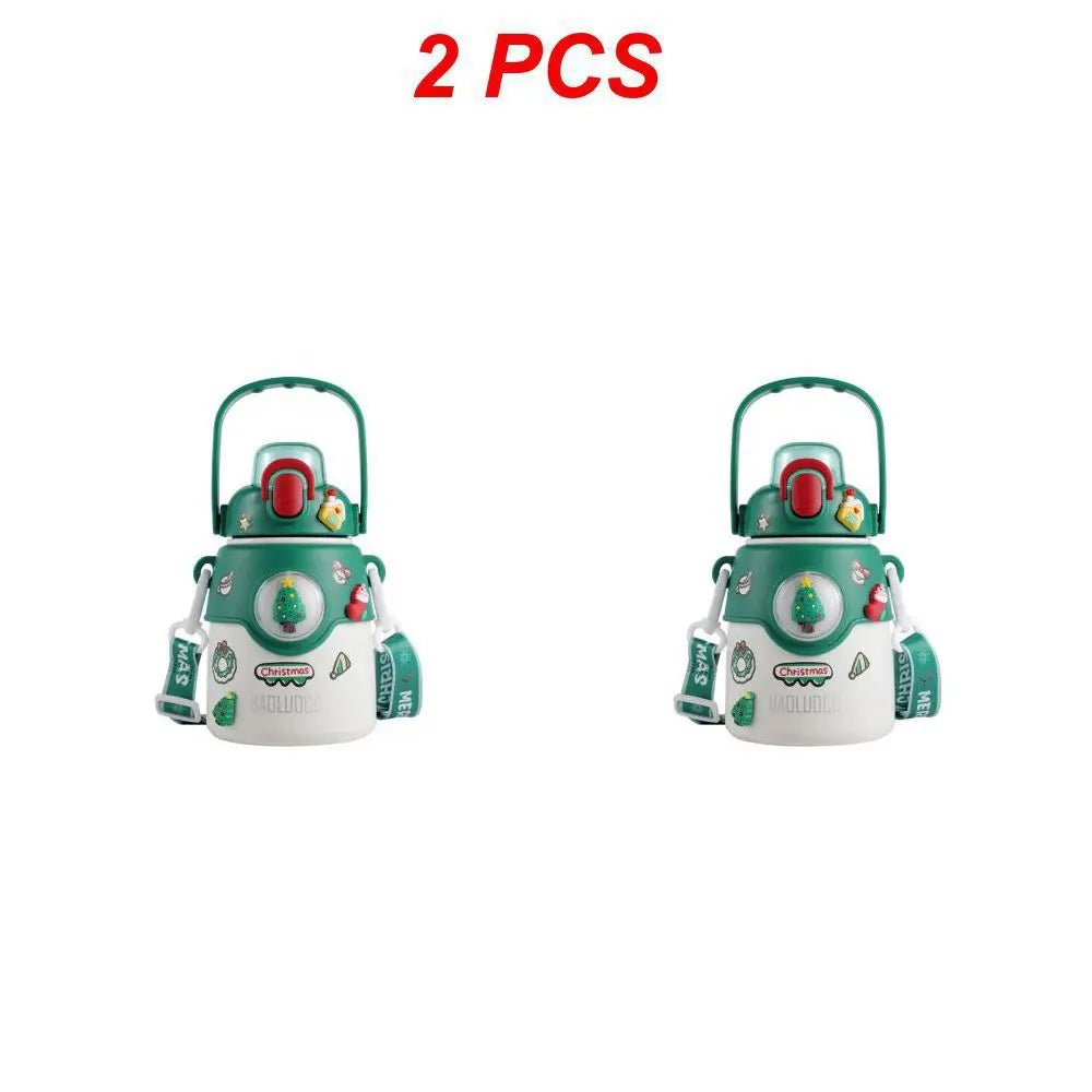 Christmas Children's Stainless Steel Thermos Cup - Cake Pops Parties
