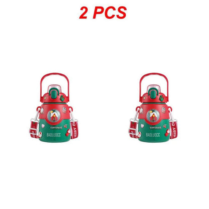 Christmas Children's Stainless Steel Thermos Cup - Cake Pops Parties