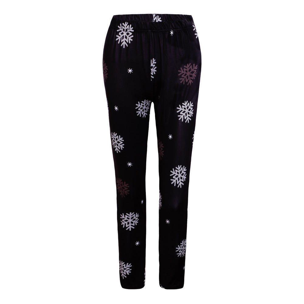 Christmas Costume Slim - fit Printed Trousers - Cake Pops Parties