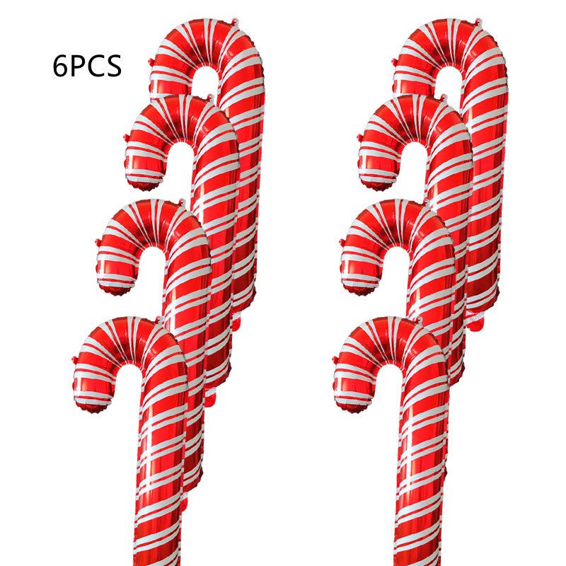 Christmas Crutch Balloon Set - Cake Pops Parties