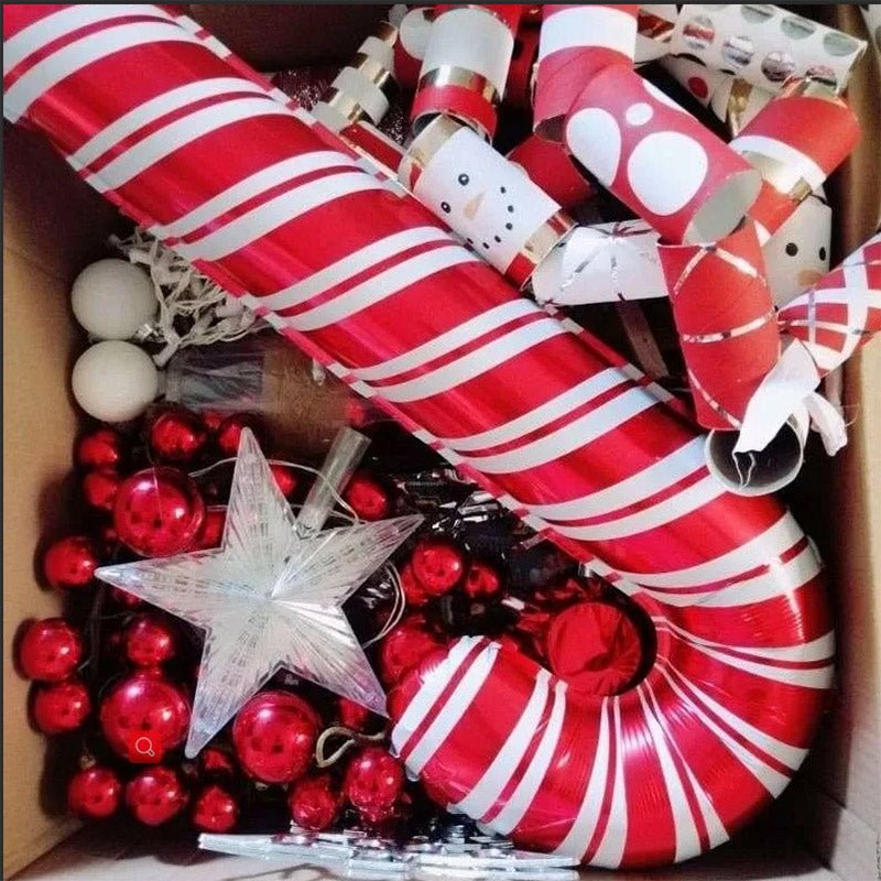 Christmas Crutch Foil Balloons - Cake Pops Parties