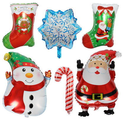 Christmas Crutch Foil Balloons - Cake Pops Parties