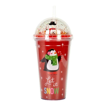 Christmas Cup with Lid & Straw - Cake Pops Parties