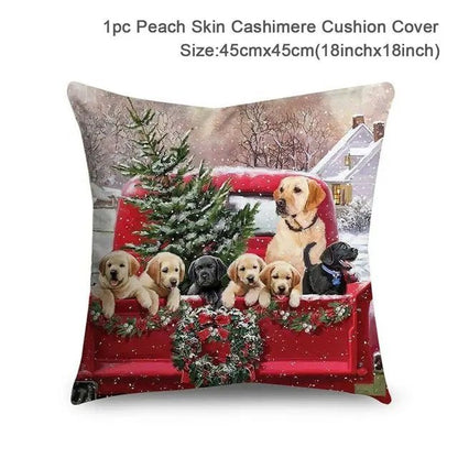 Christmas Cushion Cover - Festive Home Decor & Gift Ideas - Cake Pops Parties
