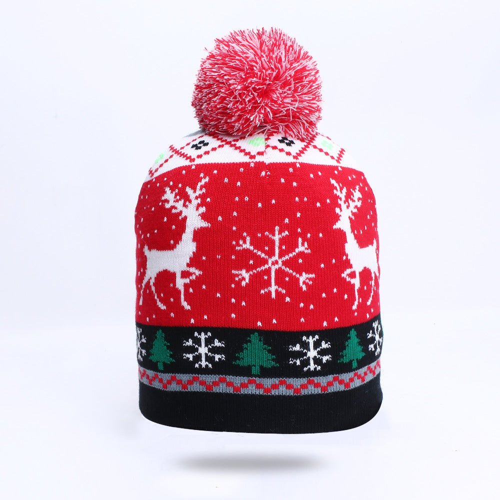 Christmas Deer Knitted Hats - Cake Pops Parties