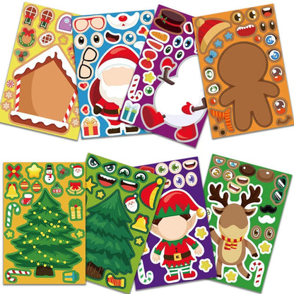 Christmas DIY Puzzle Sticker Set - Cake Pops Parties