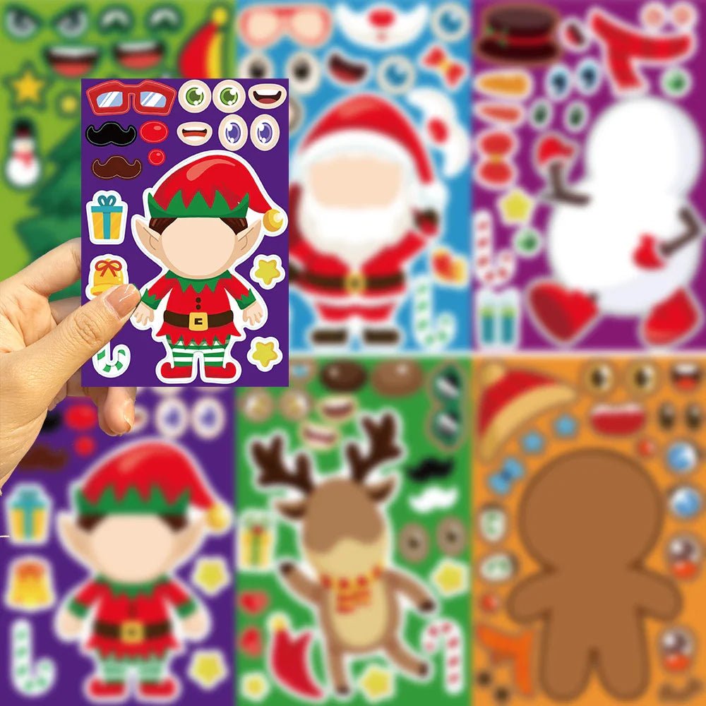 Christmas DIY Puzzle Sticker Set - Cake Pops Parties
