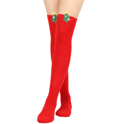 Christmas Doll Over - the - knee Stockings - Cake Pops Parties