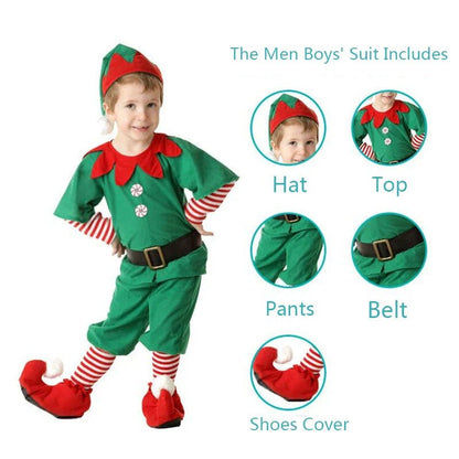 Christmas Elf Costume Set - Family Matching Outfits - Cake Pops Parties