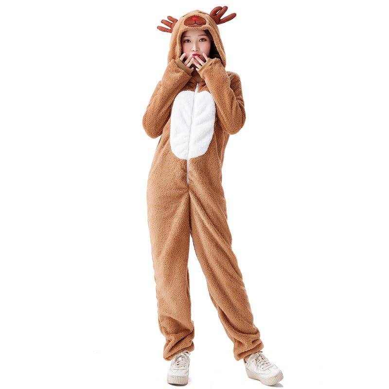 Christmas Elk Holiday Jumpsuit - Cake Pops Parties