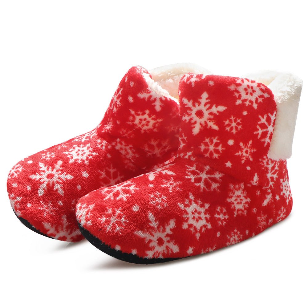 Christmas Elk Plush House Slippers - Cake Pops Parties