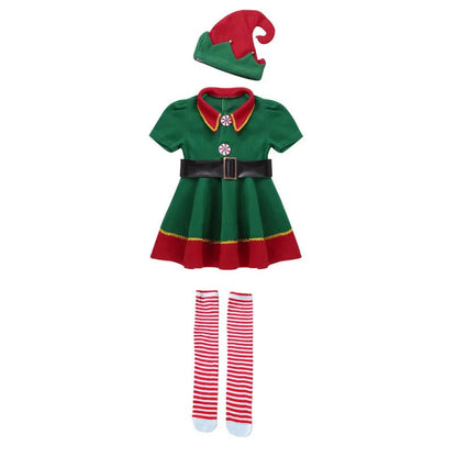 Christmas Family Matching Elf Cosplay Costume - Cake Pops Parties