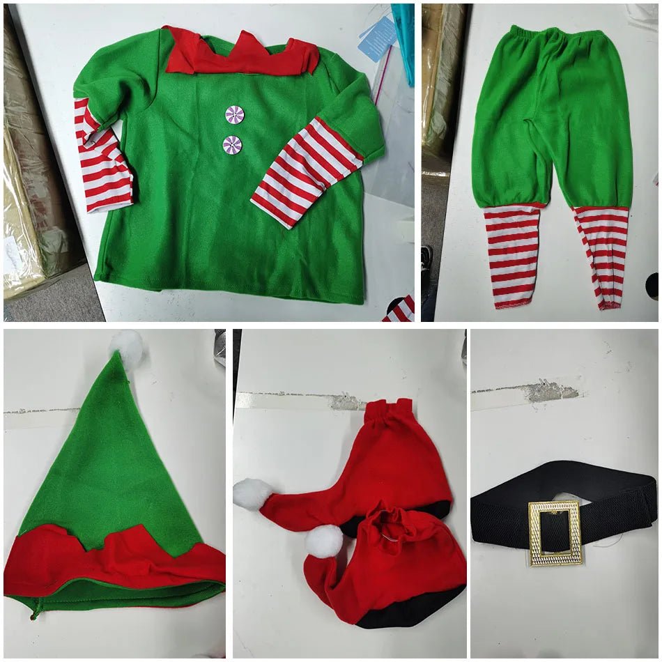 Christmas Family Matching Elf Cosplay Costume - Cake Pops Parties