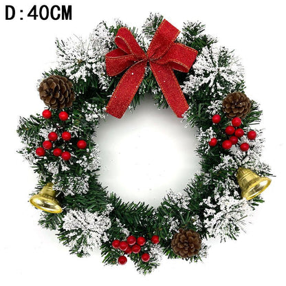 Christmas Festival Wreath - Handmade Decoration - Cake Pops Parties
