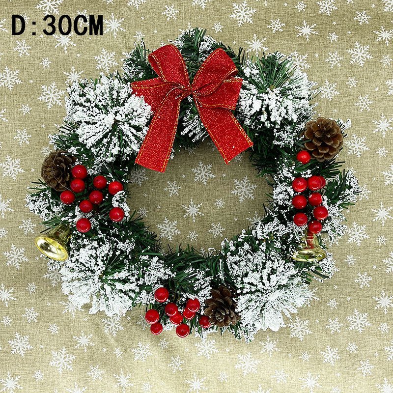 Christmas Festival Wreath - Handmade Decoration - Cake Pops Parties