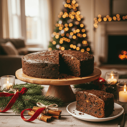Christmas Fruit Cake Un - iced - Gluten Free & Vegan - Cake Pops Parties