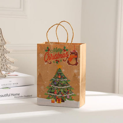 Christmas Gift Portable Kraft Paper Bag - Cake Pops Parties
