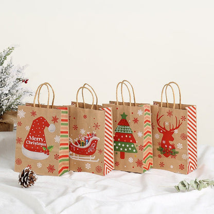 Christmas Gift Portable Kraft Paper Bag - Cake Pops Parties