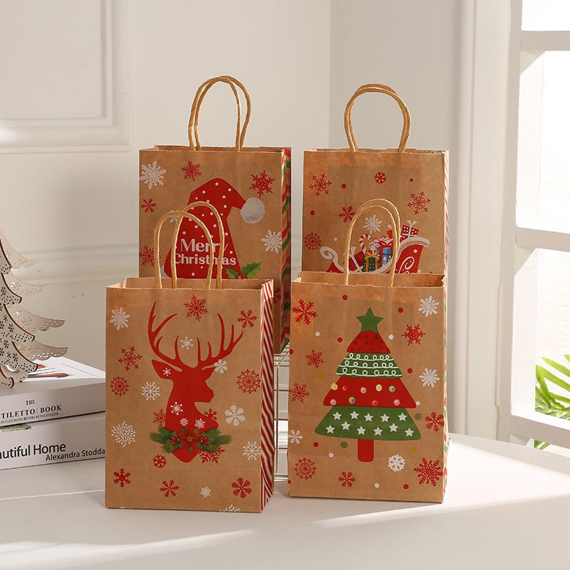 Christmas Gift Portable Kraft Paper Bag - Cake Pops Parties