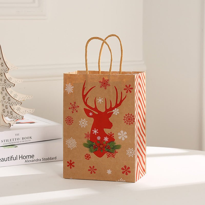 Christmas Gift Portable Kraft Paper Bag - Cake Pops Parties