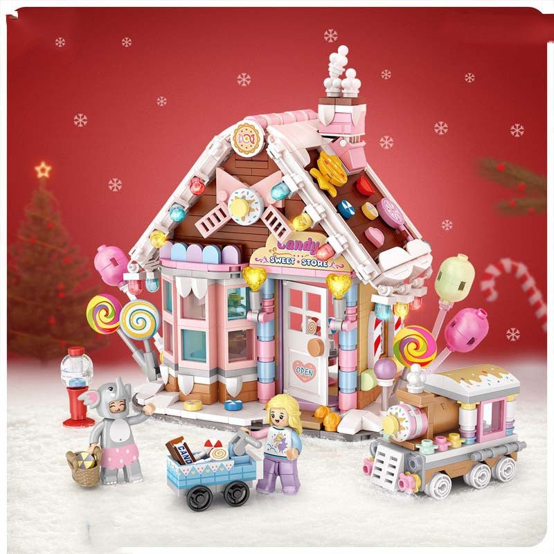 Christmas Gift Puzzle Building Blocks - Cake Pops Parties