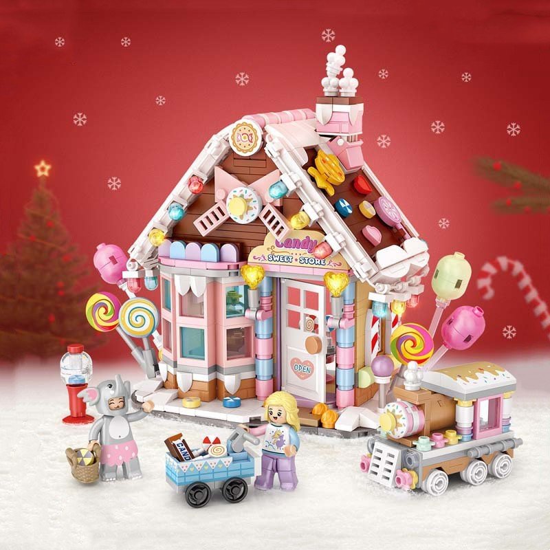 Christmas Gift Puzzle Building Blocks - Cake Pops Parties