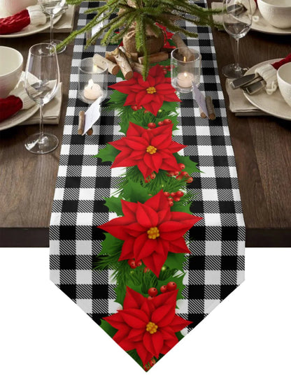 Christmas Gnome Snowflake Love Tablecloths Table Runners Christmas Home New Year Party Dinner Table Decorations Accessories - Cake Pops Parties