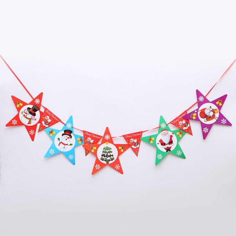 Christmas Hanging Flags Set - Cake Pops Parties