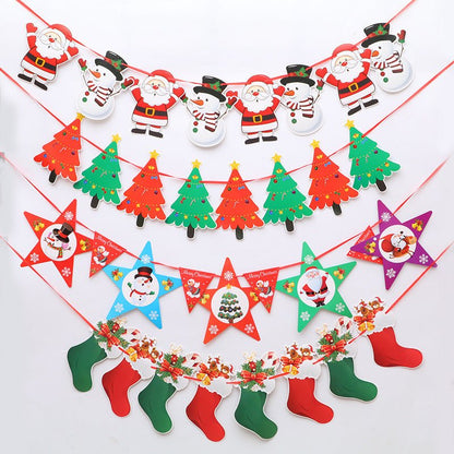 Christmas Hanging Flags Set - Cake Pops Parties
