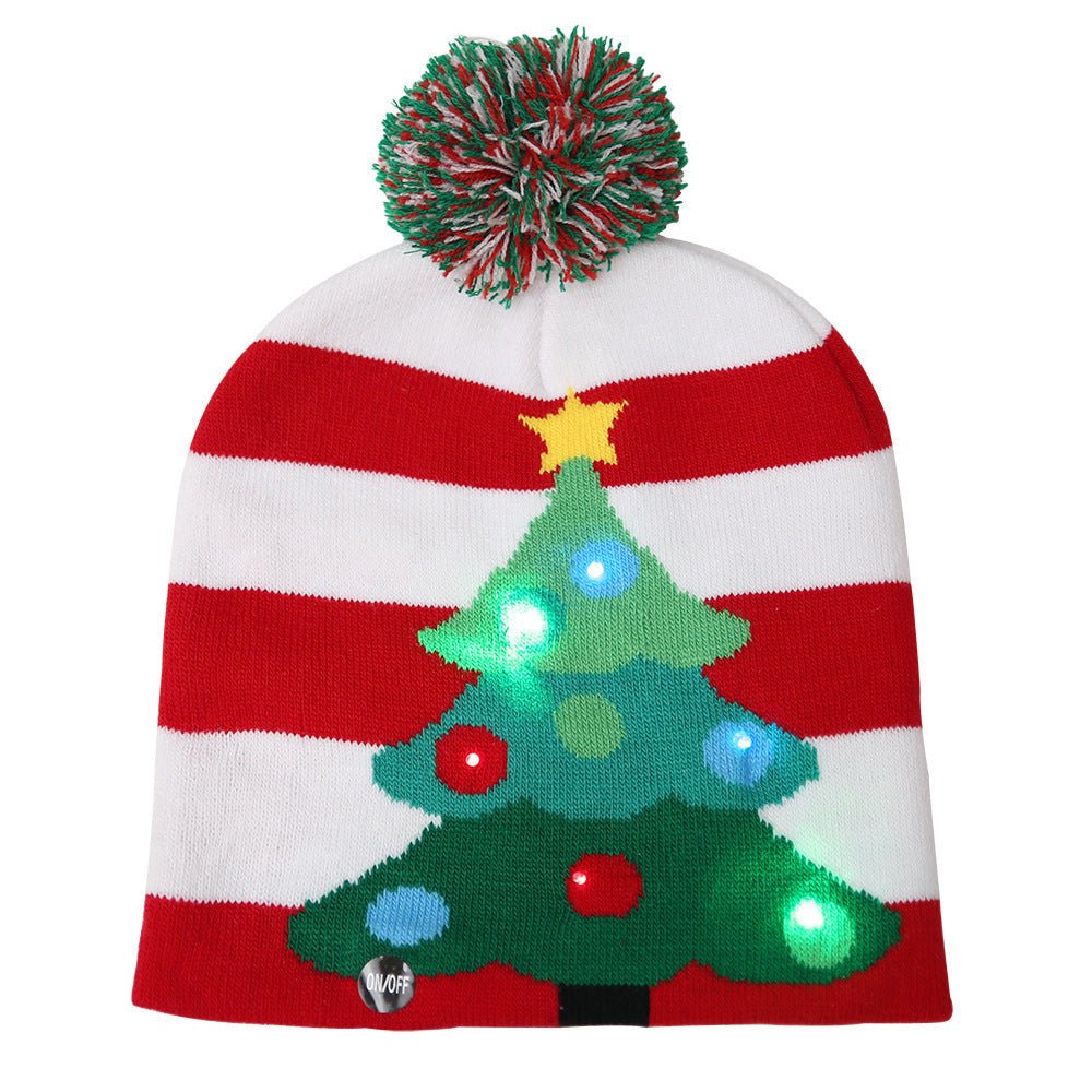 Christmas Knitted Hat with Fur Ball - Cake Pops Parties