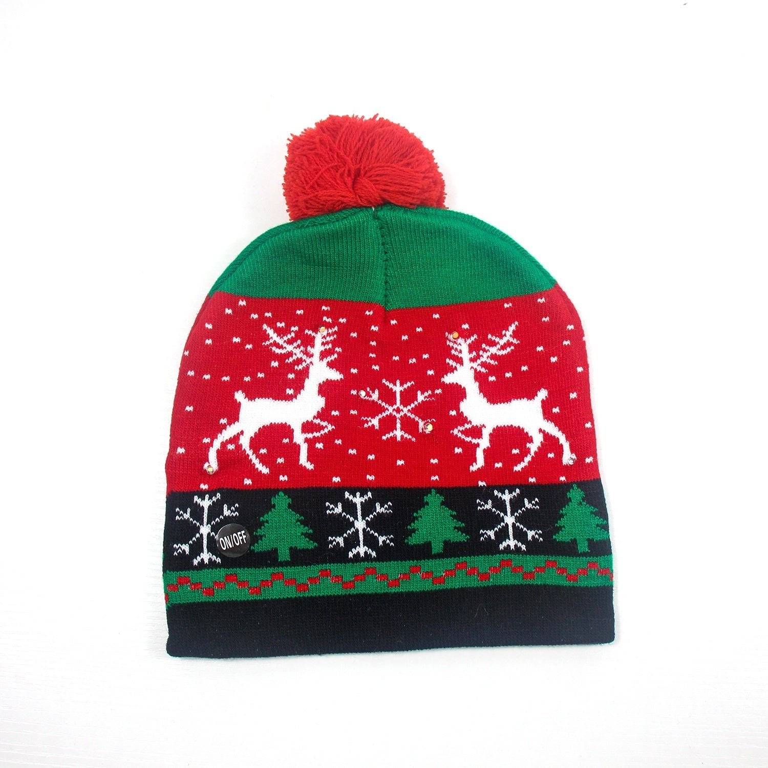Christmas Knitted Hat with Fur Ball - Cake Pops Parties