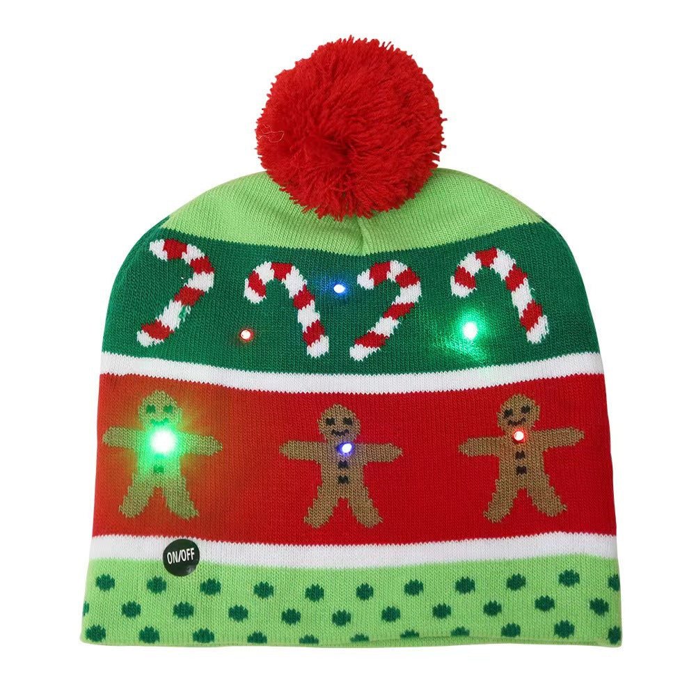 Christmas Knitted Hat with Fur Ball - Cake Pops Parties