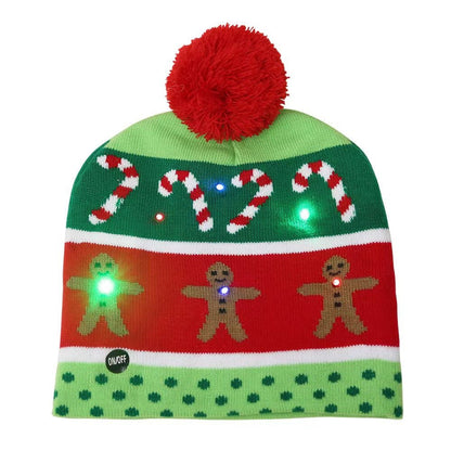 Christmas Knitted Hat with Fur Ball - Cake Pops Parties
