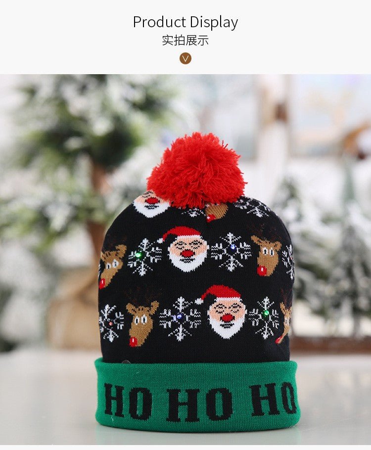 Christmas Knitted Hat with Fur Ball - Cake Pops Parties