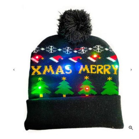 Christmas Knitted Hat with Fur Ball - Cake Pops Parties