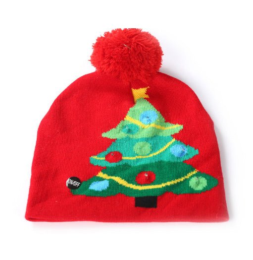 Christmas Knitted Hat with Fur Ball - Cake Pops Parties