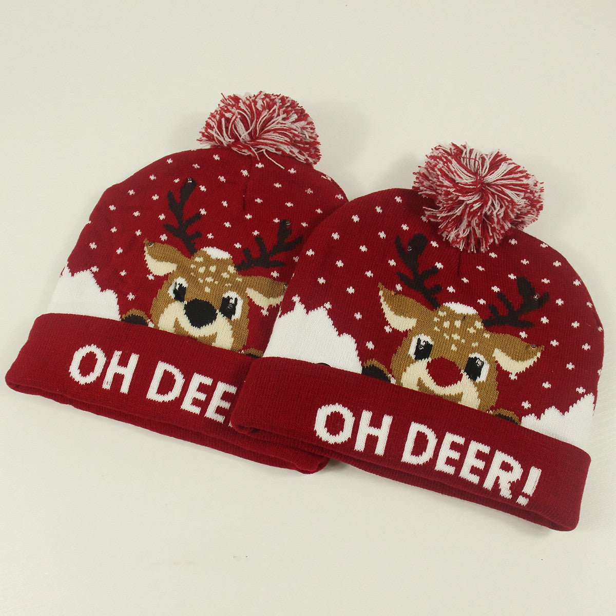 Christmas Knitted Hat with Fur Ball - Cake Pops Parties