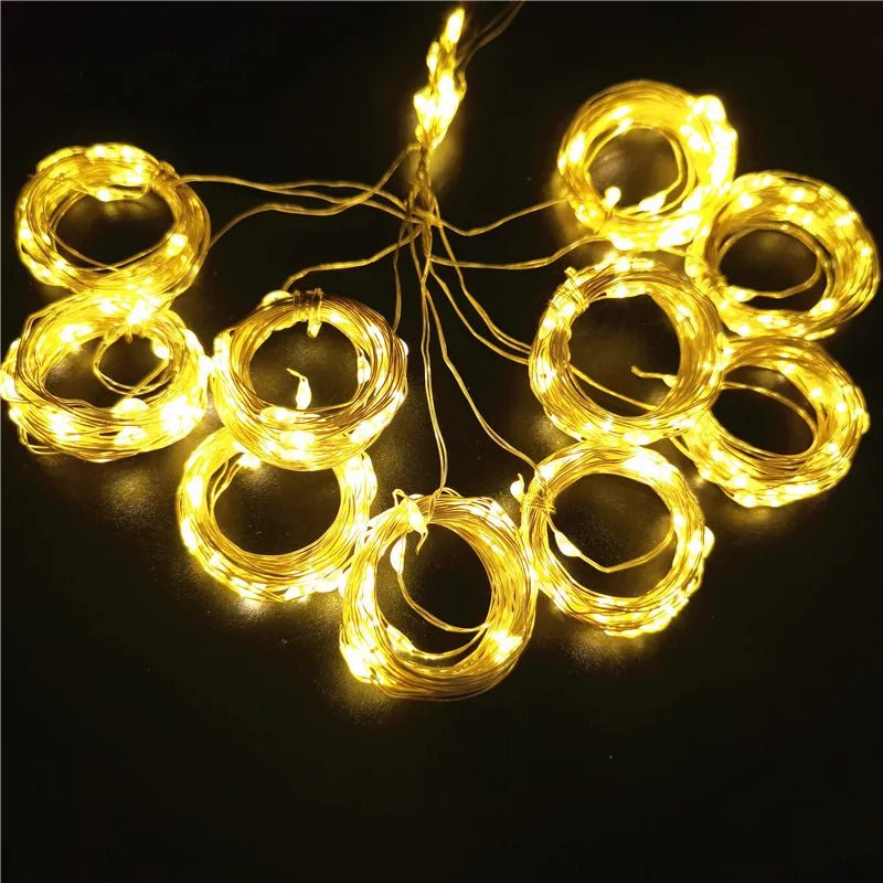 Christmas LED Curtain String Lights - Cake Pops Parties