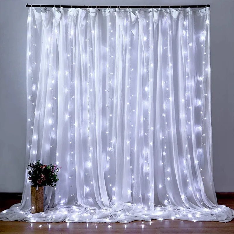 Christmas LED Curtain String Lights - Cake Pops Parties