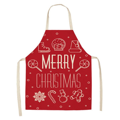 Christmas Linen Holiday Apron - Cake Pops Parties