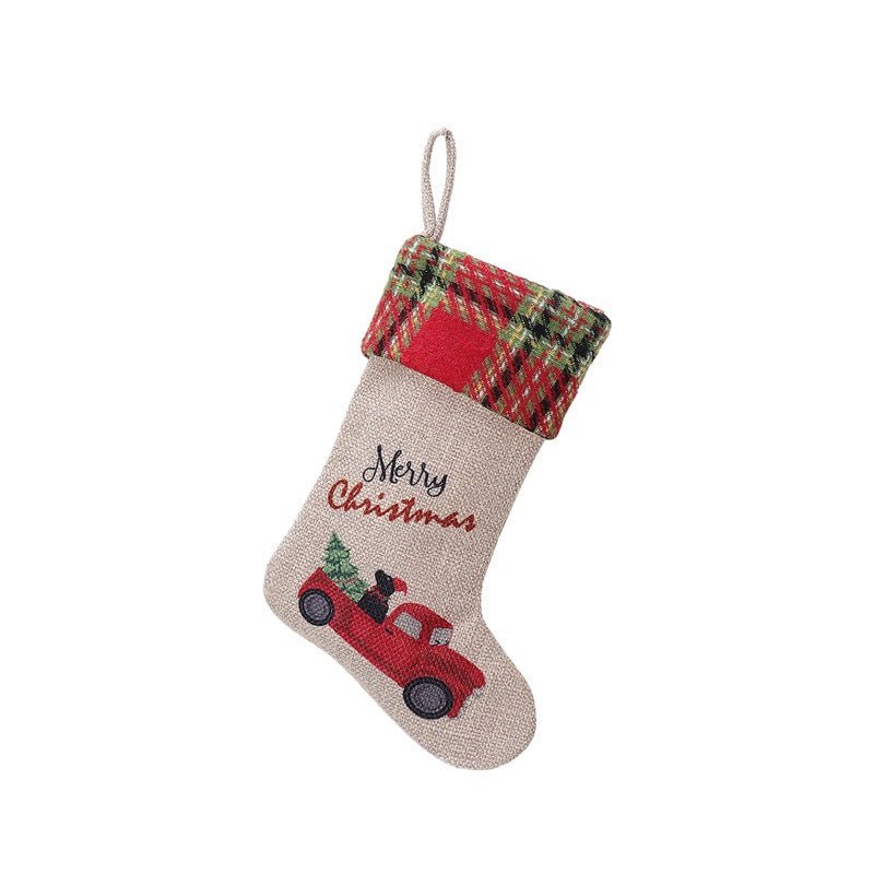 Christmas Linen Stockings Set - Cake Pops Parties