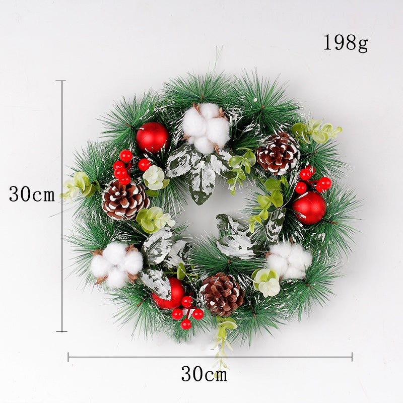 Christmas Pinecone Wreath Decoration - Cake Pops Parties