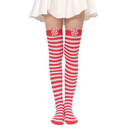 Christmas Plush Doll Knee Socks - Cake Pops Parties