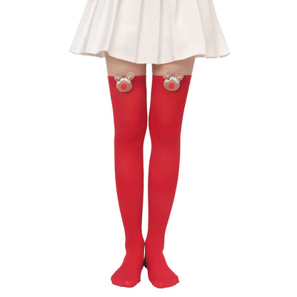 Christmas Plush Doll Knee Socks - Cake Pops Parties