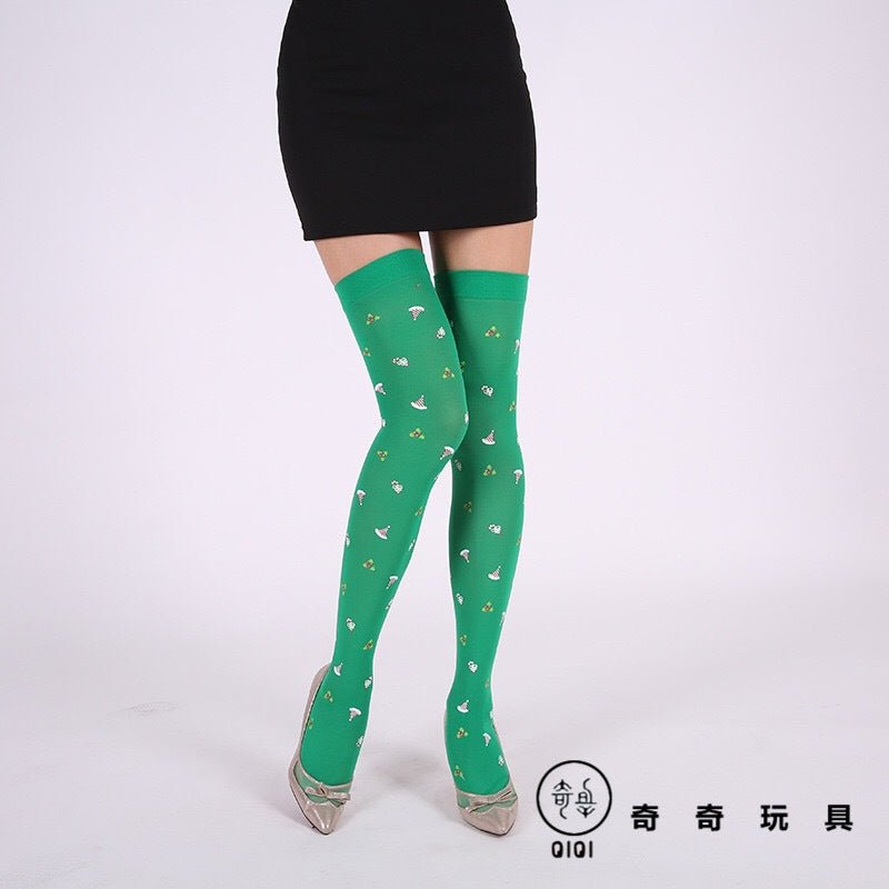 Christmas Plush Doll Knee Socks - Cake Pops Parties