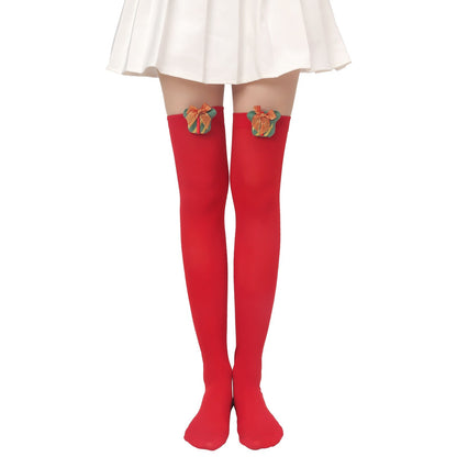 Christmas Plush Doll Knee Socks - Cake Pops Parties