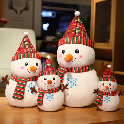 Christmas Plush Toy Set - Santa, Elk, Snowman - Cake Pops Parties