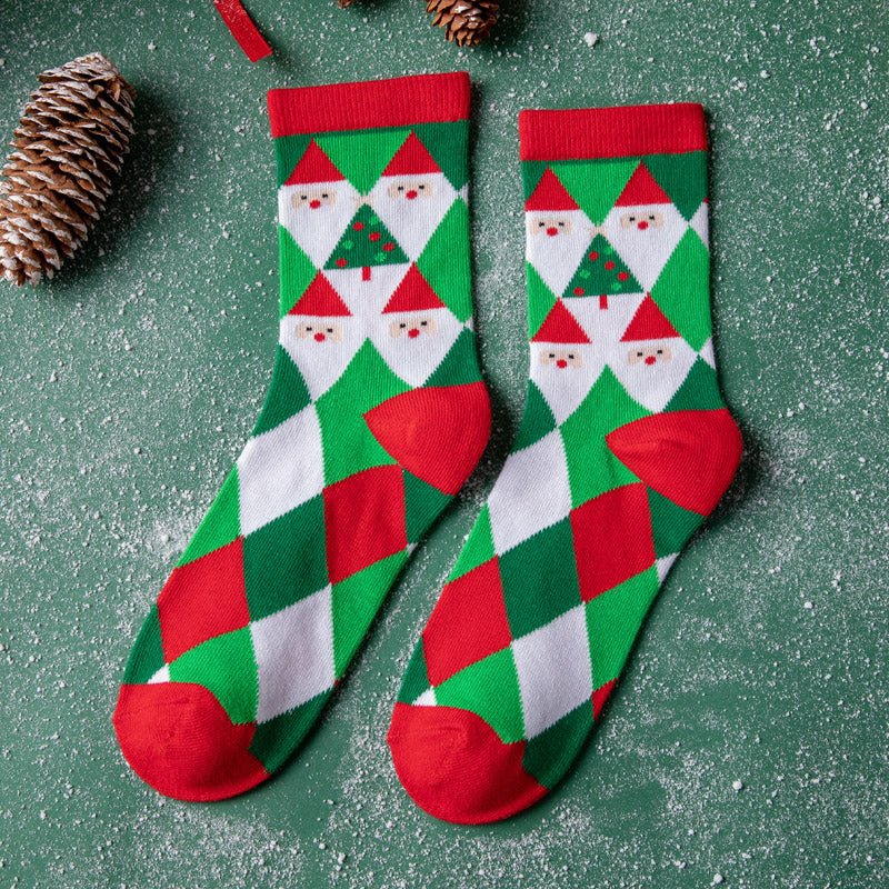 Christmas Santa Claus Fashion Socks - Cake Pops Parties